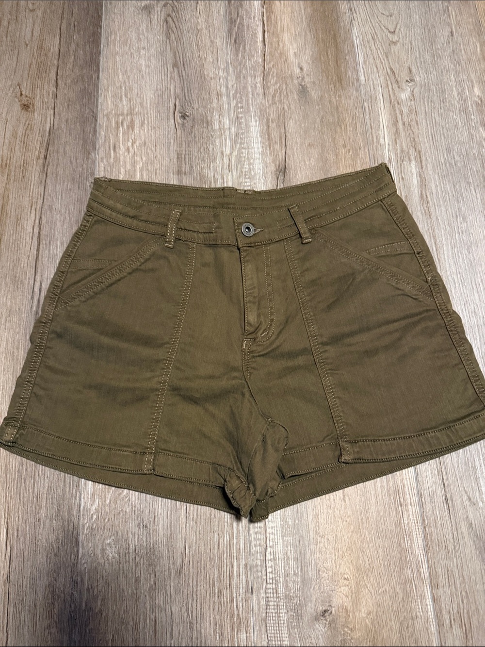 Kuhl Olive Green Utility Shorts